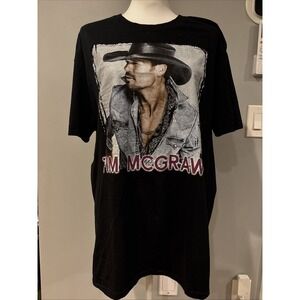 Tim McGraw 2014 Tour T Shirt Short Sleeve Size XL